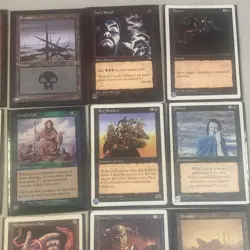 Magic: The Gathering 15 Card Lot - Black, Green Creature, Land, Sorcery - Image 4