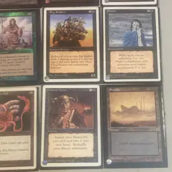 Magic: The Gathering 15 Card Lot - Black, Green Creature, Land, Sorcery - Image 5