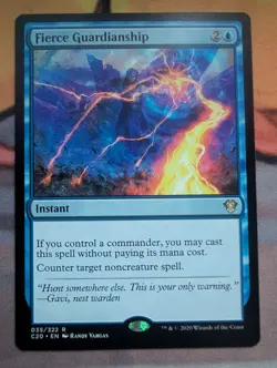 Magic: The Gathering Fierce Guardianship Commander 2020 Rare #35 NM MTG - Image 1