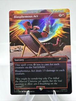 Blasphemous Act (1756) (Rainbow Foil) Secret Lair Drop Foil - Image 1