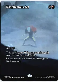 Blasphemous Act (Borderless) M Avatar: The Last Airbender: Eternal-Legal 26 NM - Image 1