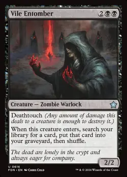 MTG Foundations U Vile Entomber #0616 PLAYSET 4X X4 - Image 1