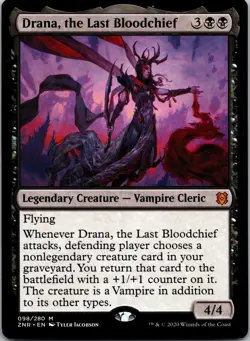Drana, the Last Bloodchief M Promo Pack: Zendikar Rising 98 NM - Image 1