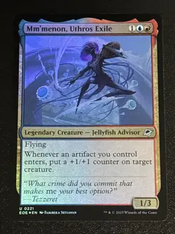 MTG Edge of Eternities Mm'menon, Uthros Exile Foil 0221 NM - Image 1
