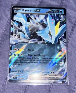 Kyurem ex 028/086 Black Bolt & White Flare Double Rare Holo Pokemon TCG NM/M - Image 1