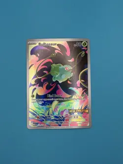Pokemon TCG Bulbasaur Mega Evolution Promo Special Art Rare Stamped - Image 1