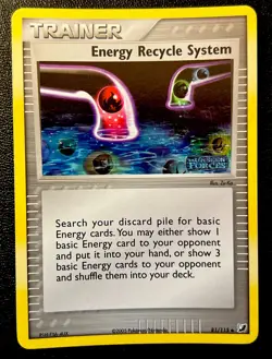 Energy Recycle System 81/115 NM Reverse Holo Unseen Forces Pokemon Card! - Image 1