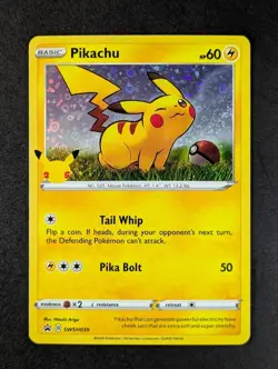 2021 Pokemon PIKACHU #SWSH039 Sword & Shield General Mills Sword English (C) - Image 1