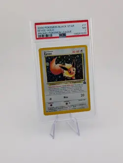 2000 Pokemon Promo Black Star Eevee #11 Promo-Pokemon League PSA 7 - Image 3