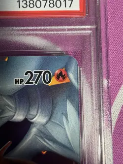 PSA 9 Reshiram & Charizard GX Holo Pokemon Unbroken Bonds #20/214 - Image 3