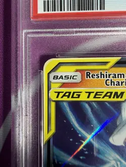 PSA 9 Reshiram & Charizard GX Holo Pokemon Unbroken Bonds #20/214 - Image 4