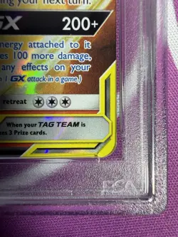 PSA 9 Reshiram & Charizard GX Holo Pokemon Unbroken Bonds #20/214 - Image 5
