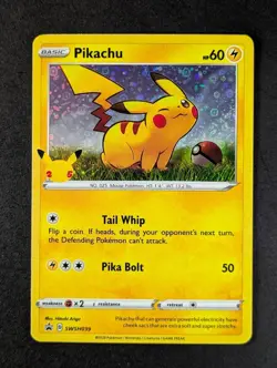 2021 Pokemon PIKACHU #SWSH039 Sword & Shield General Mills Sword English (B) - Image 1