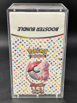 Pokemon 151 SV3.5 Booster Bundle Display Case Sealed W/Acrylic Case - Image 1