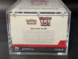 Pokemon 151 SV3.5 Booster Bundle Display Case Sealed W/Acrylic Case - Image 3