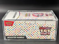 Pokemon 151 SV3.5 Booster Bundle Display Case Sealed W/Acrylic Case - Image 4