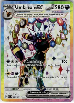 UMBREON EX - 176 - SVP 176 - HOLO P - SCARLET & VIOLET PROMO - POKEMON - - NM - Image 2