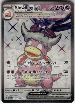 SLOWKING EX - 238/193 - ULTRA RARE - PALDEA EVOLVED - POKEMON - - NM - Image 2