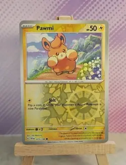 Pokemon TCG: Pawmi (Reverse Holo) 073/198 - Scarlet & Violet - LP Condition - Image 1