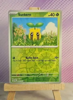 Pokemon TCG: Sunkern (Reverse Holo) 006/167 - Twilight Masquerade - NM Condition - Image 1