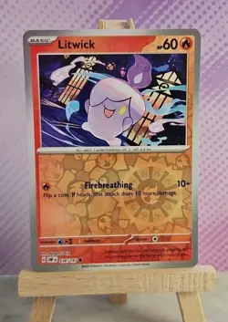 Pokemon TCG: Litwick (Reverse Holo) 036/197 - Obsidian Flames - NM Condition - Image 1