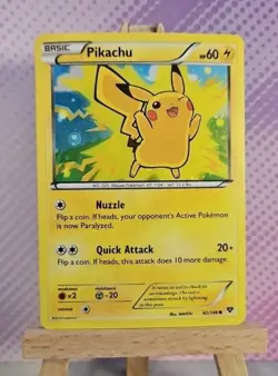 Pokemon TCG: Pikachu (Cosmos Holo) 42/146 - XY - MP Condition - Image 1