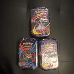 Pokemon TCG Collectible Tin Lot Featuring Gardevoir & Lucario - Multicolor - Image 1