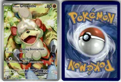 HISUIAN GROWLITHE - 181/167 - - TWILIGHT MASQUERADE - POKEMON - - NM - Image 1