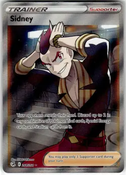 SIDNEY - 264/264 - RARE ULTRA - FUSION STRIKE - POKEMON - - NM - Image 2