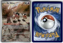 MR. MIME - 179/165 - ILLUSTRATION RARE - 151 - POKEMON - - NM - Image 1