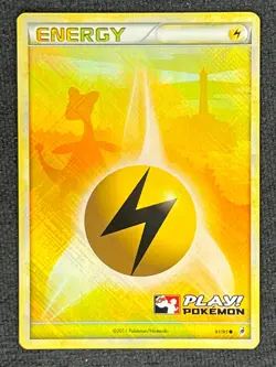 2011 Pokemon TCG English PLAY! Call Of Legends Promo Holo 91/95 Lightning Energy - Image 1