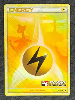 2011 Pokemon TCG English PLAY! Call Of Legends Promo Holo 91/95 Lightning Energy - Image 1