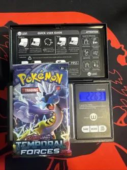 22.63g HEAVY - Pokemon TCG S&V Temporal Forces Booster Pack Sealed / Semi GoDU - Image 1