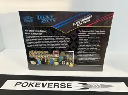 2023 Pokemon Center Elite Trainer Box Crown Zenith New Sealed Sweet!!! - Image 3