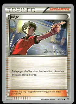 Pokemon Tcg World Championships Trainer Supporter Judge #143 NM - Image 1