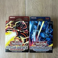 Yugioh - Egyptian God Decks - Obelisk + Slifer (1st edition) set of 2 - Image 1
