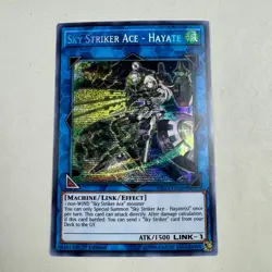 Yu-Gi-Oh! Sky Striker Ace - Hayate MP19-EN109 Secret Rare 1st Ed EN - Image 1