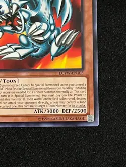 Blue-Eyes Toon Dragon LCYW-EN103 YuGiOh Legendary Collection 3: Yugi's World Meg - Image 5