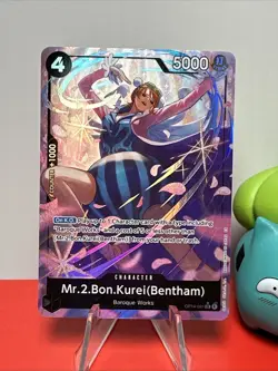 One Piece | Mr.2.Bon.Kurei(Bentham) | OP14-091 | Alt Art (SR) | NM - Image 1
