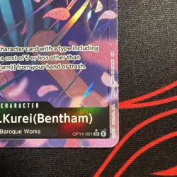 One Piece | Mr.2.Bon.Kurei(Bentham) | OP14-091 | Alt Art (SR) | NM - Image 5