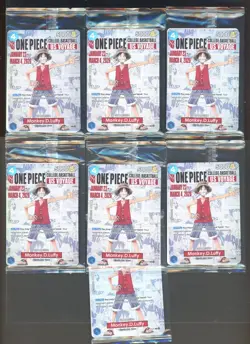 Lot of (7) One Piece Monkey D. Luffy US Voyage College Basketball Promo - Image 1