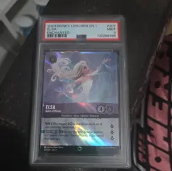 EN1 Lorcana Elsa Spirit Of Winter Enchanted PSA 9 The First Chapter - Image 1