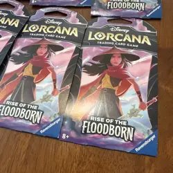 26x 🔥 Disney Lorcana Chapter 2 Rise of the Floodborn Sealed Booster Packs - Image 2