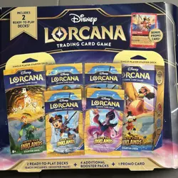 New Disney Lorcana Inklands Bundle Box Pirate Mickey Mouse Foil Promo NEWM - Image 1