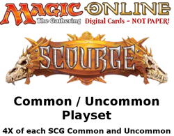 MTGO Magic Online SCG Scourge Playset 396 Cards 4x Common/Uncommon - Image 1