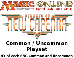 MTGO Magic Online SNC Streets of New Capenna 4 Common/Uncommon Playset 784 Cards - Image 1