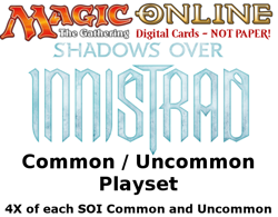 MTGO Magic Online SOI Shadows over Innistrad Playset 880 Cards 4 Common/Uncommon - Image 1