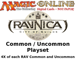 MTGO Magic Online RAV Ravnica Playset 872 Cards 4x Common/Uncommon/Land - Image 1