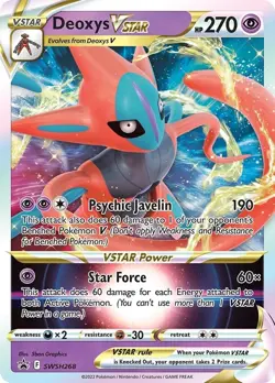 Deoxys VSTAR SWSH268 SWSH: Sword & Shield Promo Cards Holo - Image 1