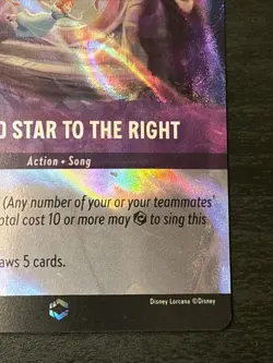 Disney Lorcana Second Star to the Right (Enchanted) Holo Ursula's Return 210/204 - Image 4